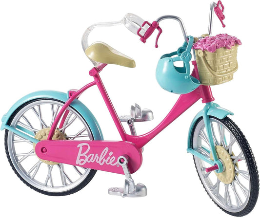 Barbie Bicycle with Basket of Flowers