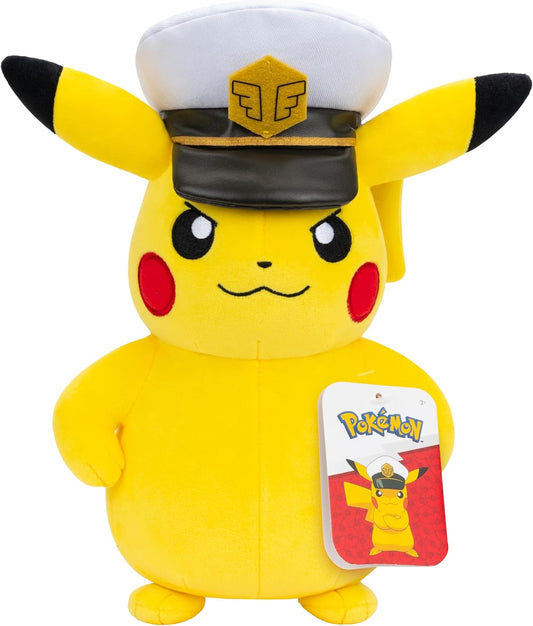Pok??mon 20 cm Plush Captain Pikachu Official Plush