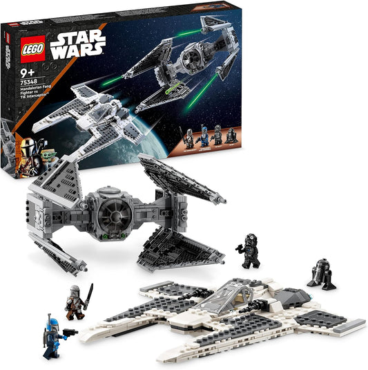 Lego Star Wars - Mandalorian Fang Fighter vs. TIE Interceptor 75348