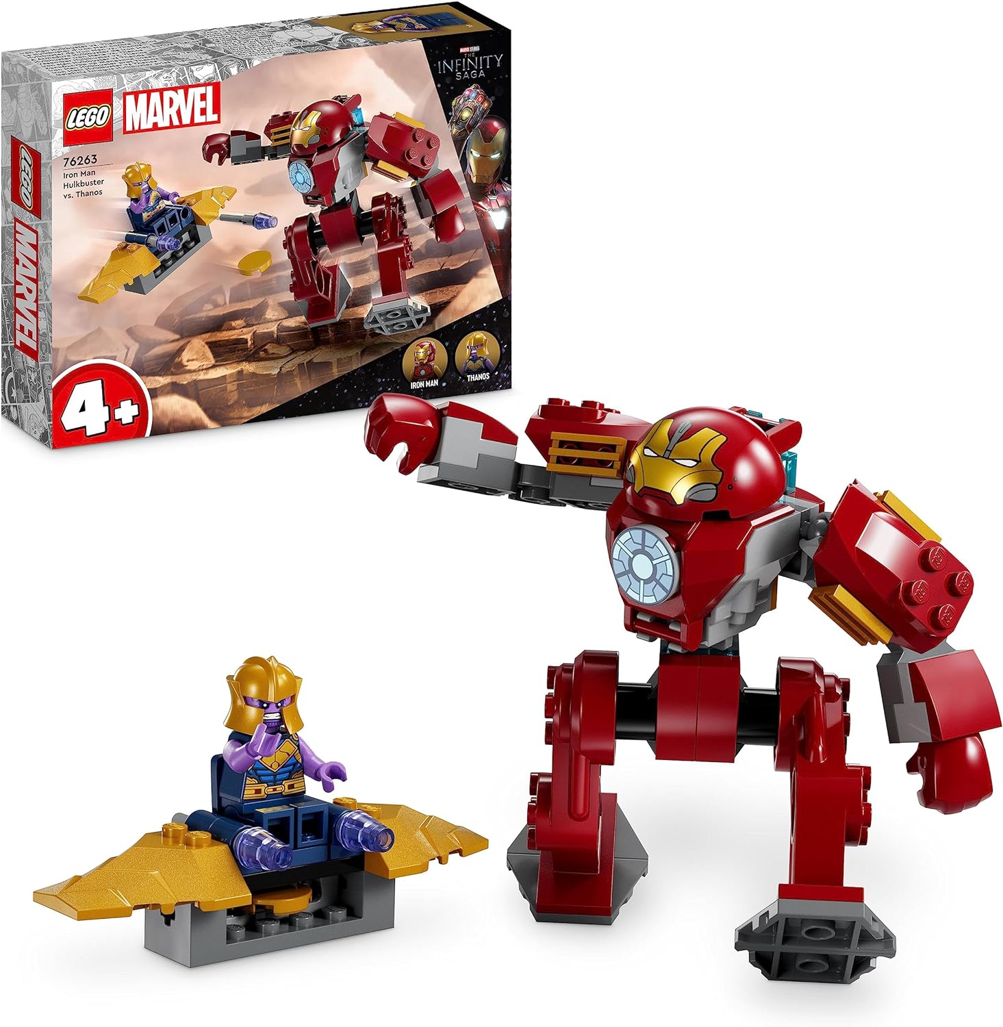 LEGO Marvel Iron Man Hulkbuster vs. Thanos Playset 76263 The Entertainer Pakistan