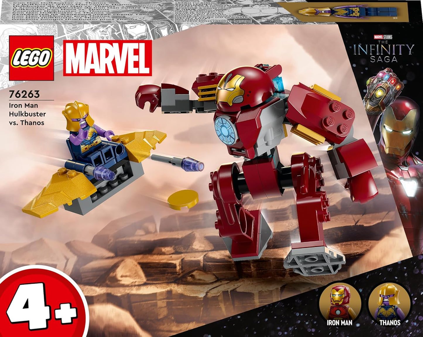 LEGO Marvel - Iron Man Hulkbuster vs. Thanos Playset 76263