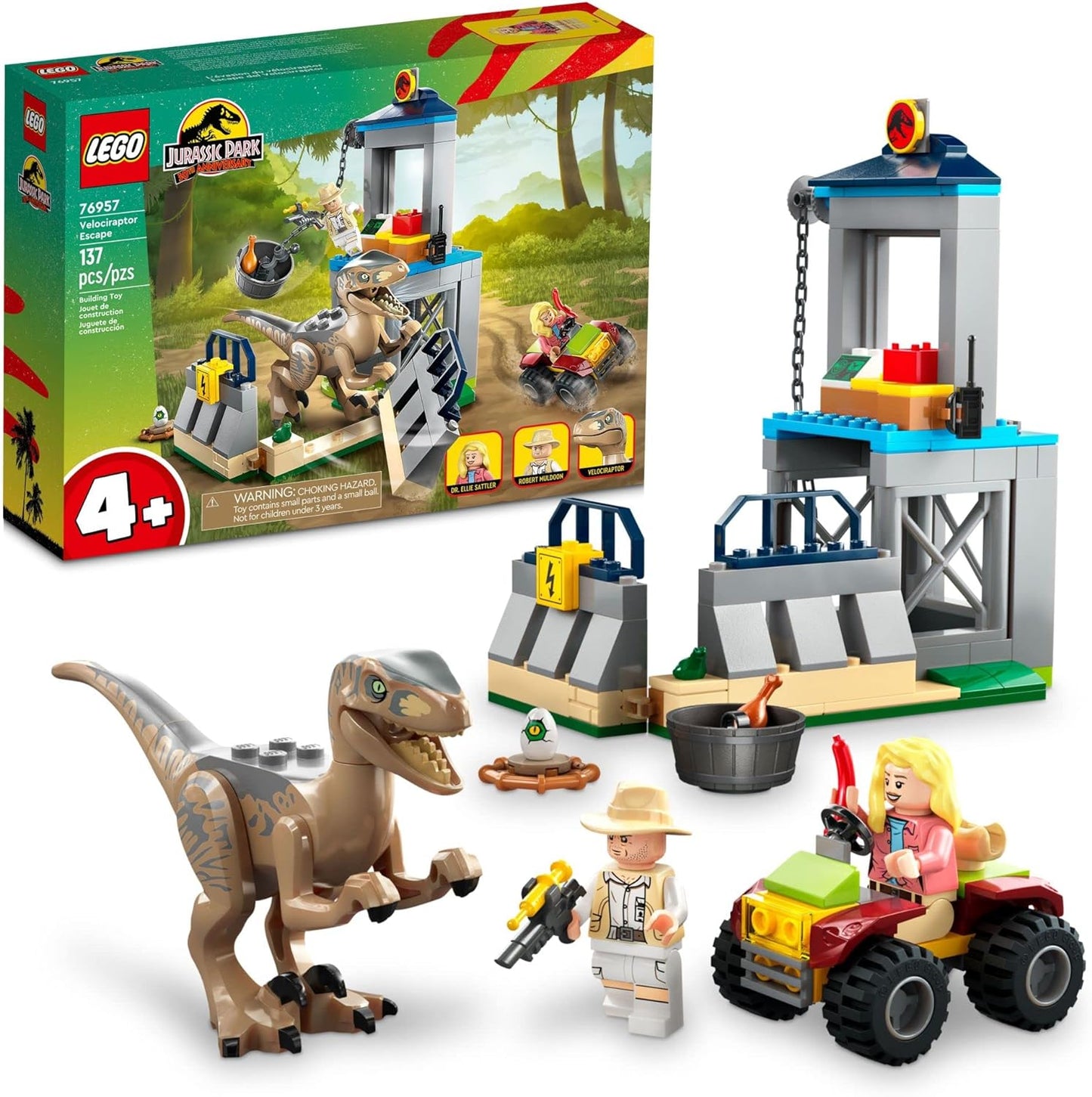 LEGO Jurassic World - Velociraptor Escape 76957