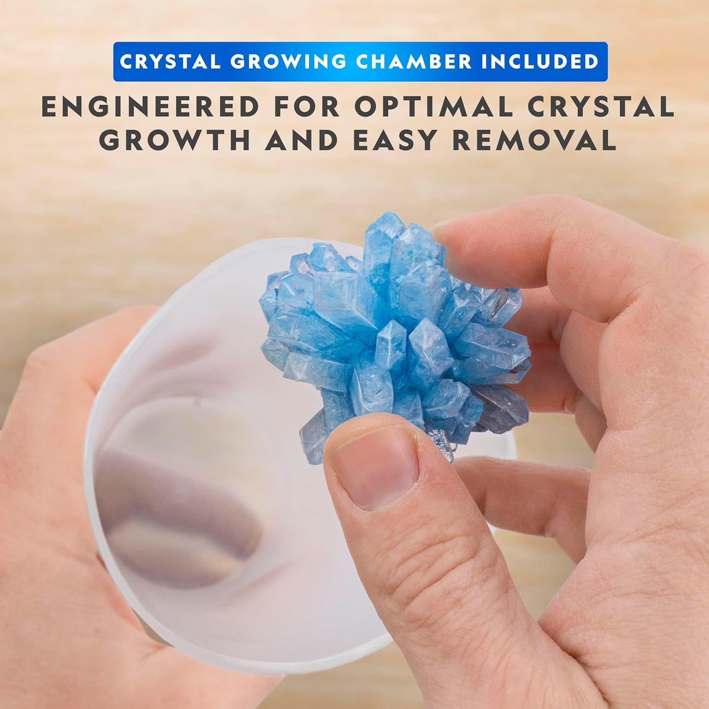 National Geographic Crystal Grawing Kit - 3 Vibrant Colored