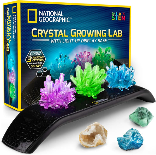 National Geographic Crystal Grawing Kit - 3 Vibrant Colored