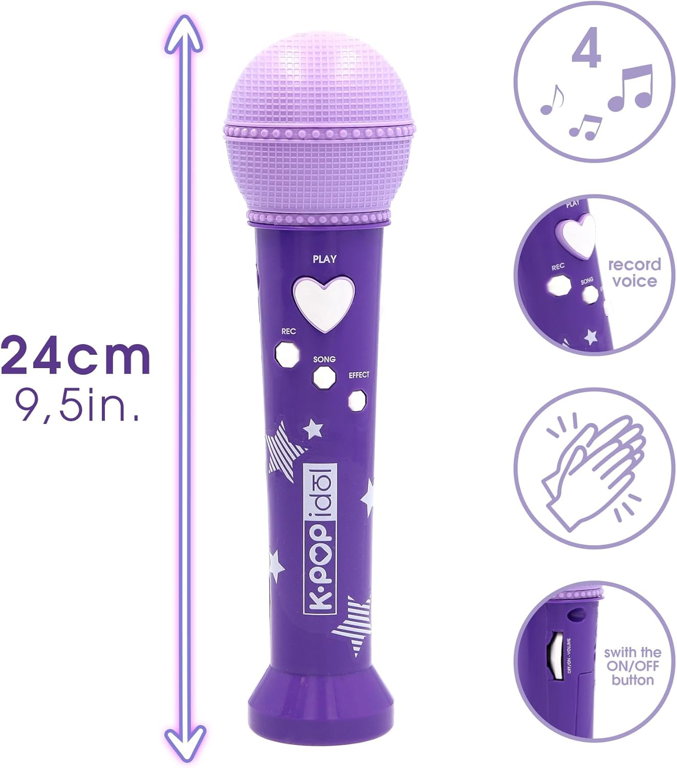 KPop Idol Micro Recorder Battery Operated for Young K-Pop Fans