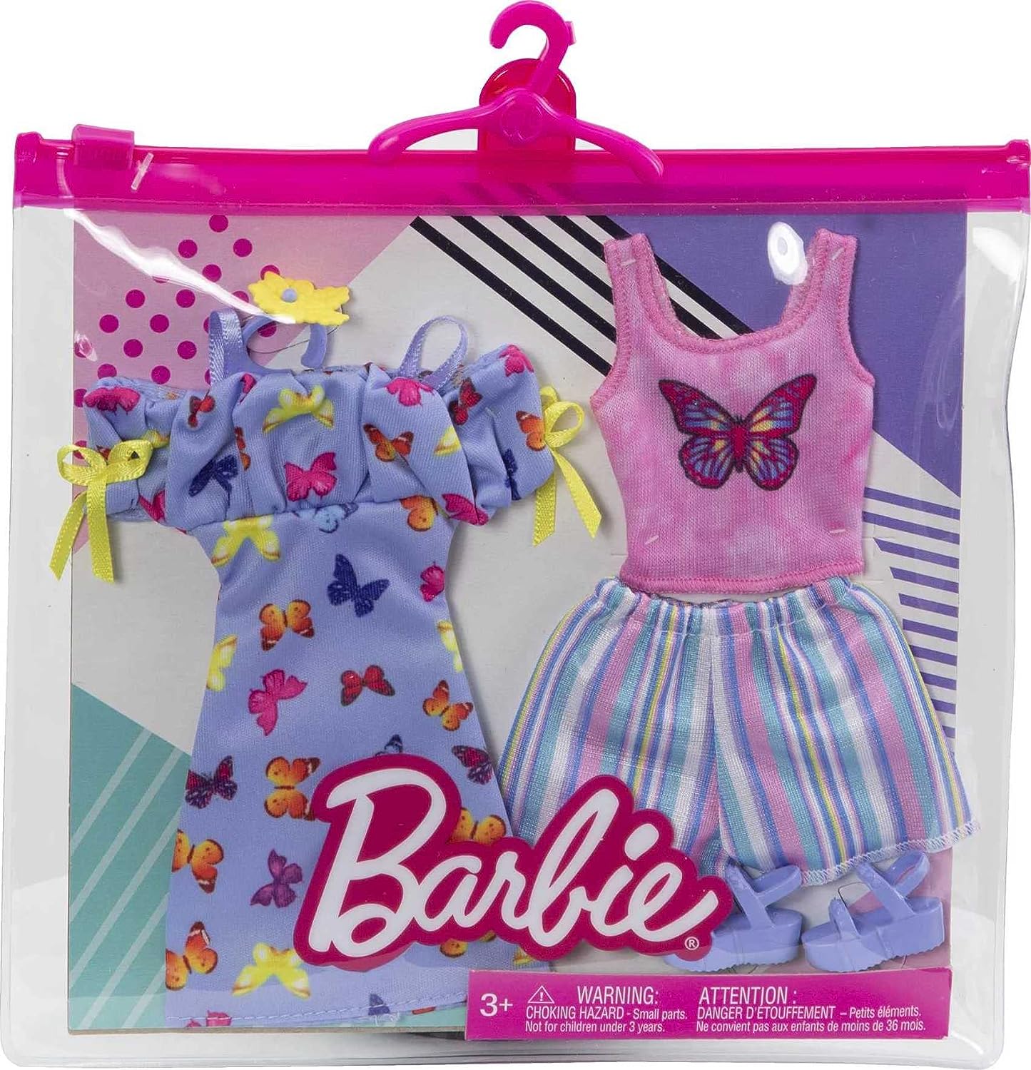 Barbie - Clothes Fashion and Accessories 2-Doll Pack (Styles Vary)