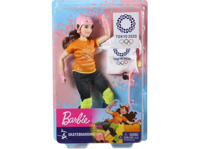 Barbie Skateboarder Doll (Styles Vary)