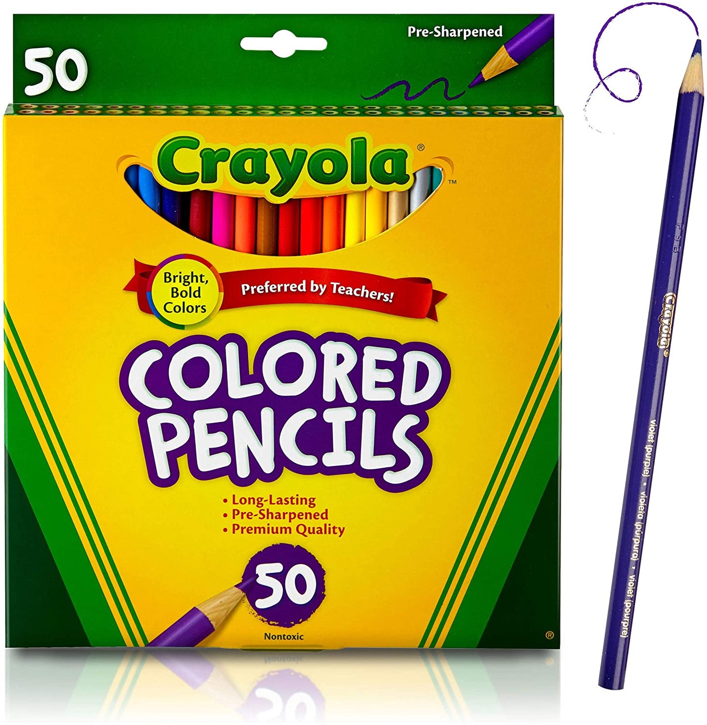 Crayola brand colored pencils, 50 units