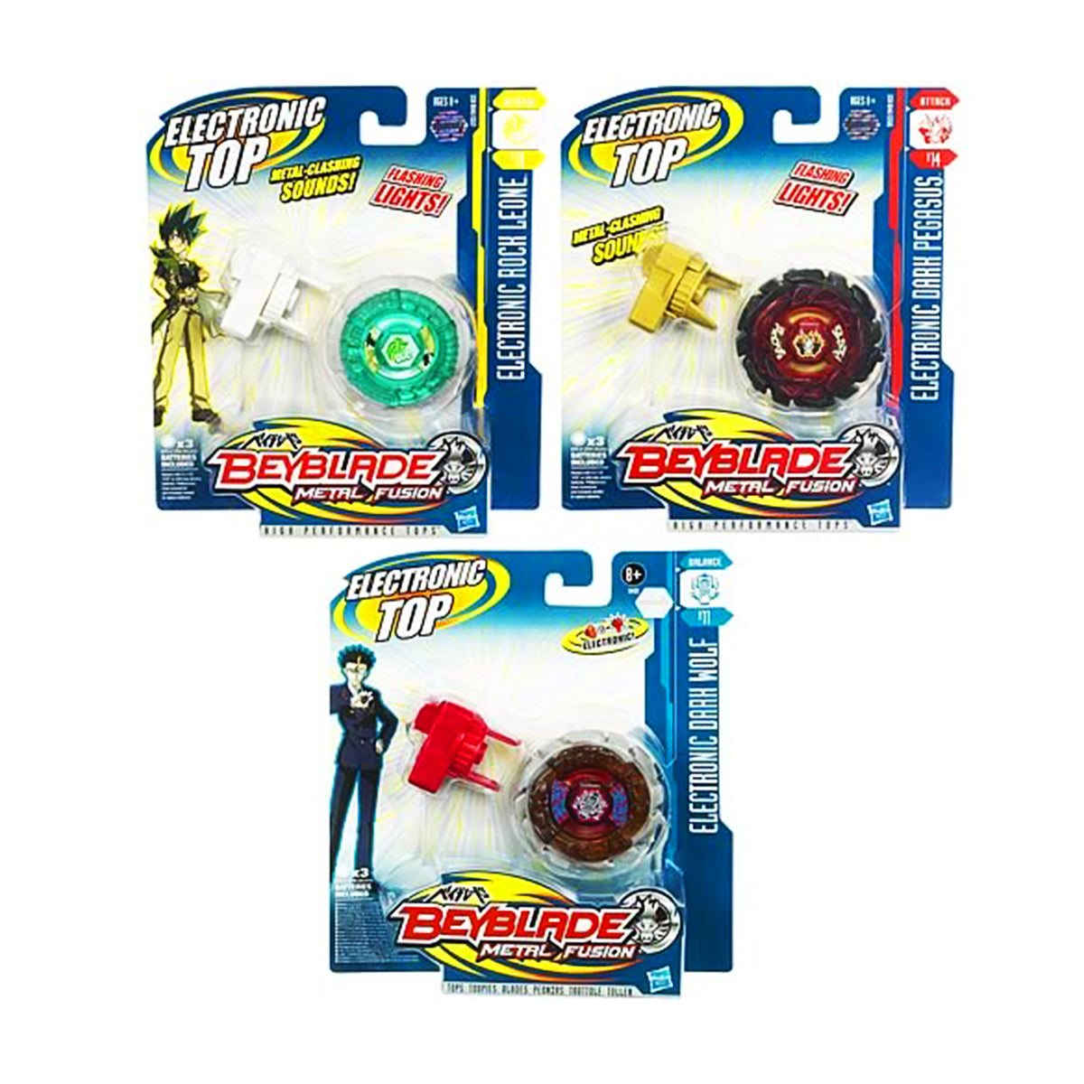 Beyblade Metal Fusion Electronic Tops (One Supplied)