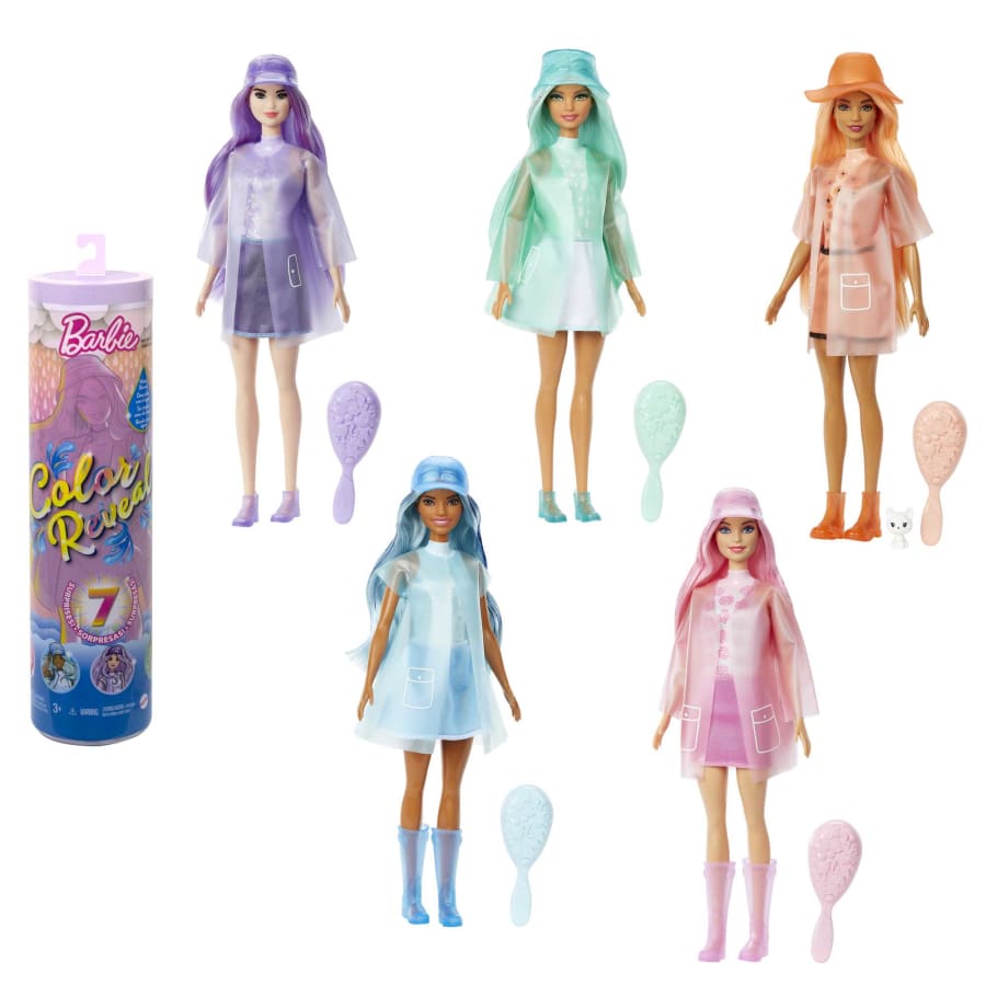 Barbie - Color Reveal Dolls (Colors Vary) HCC57
