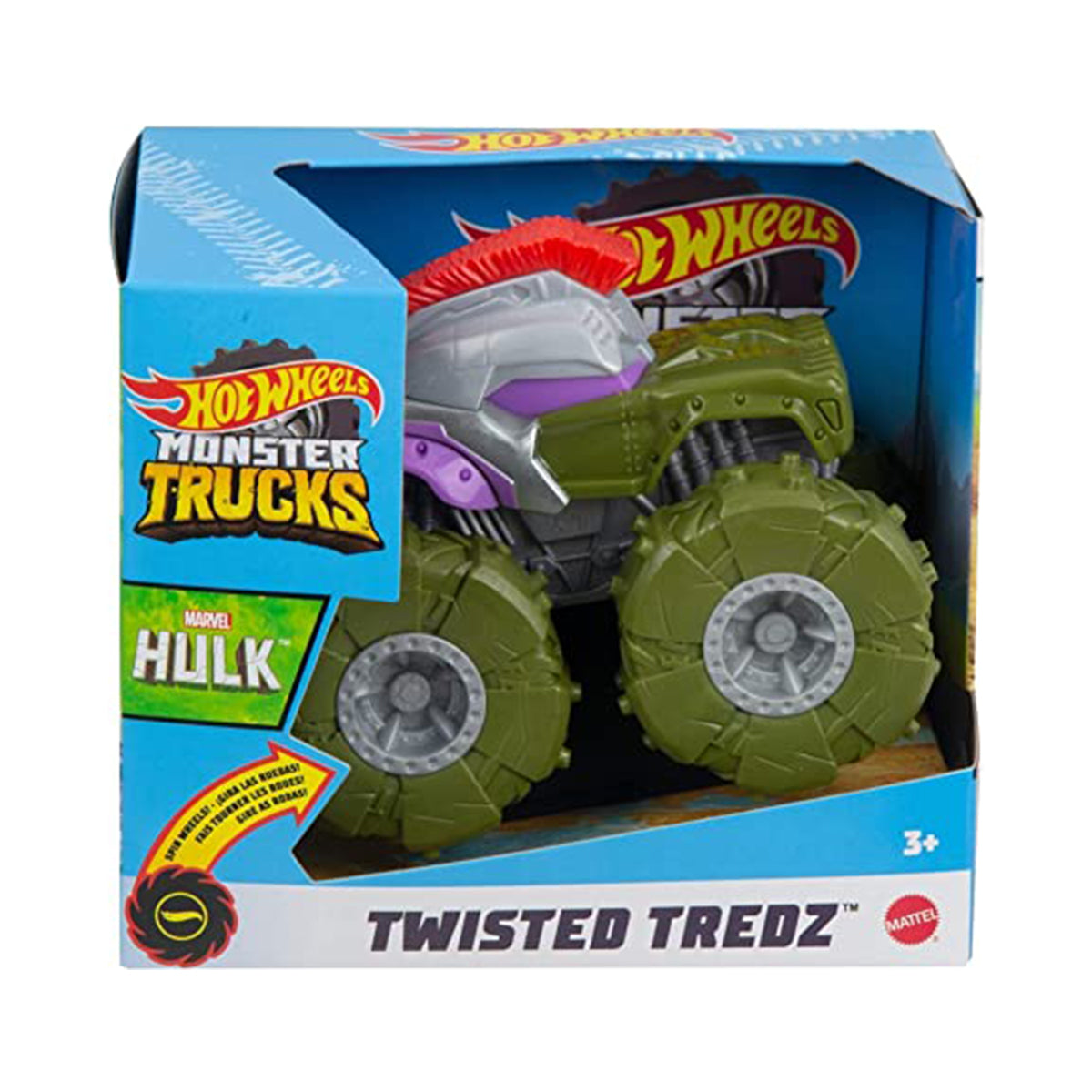 Hot Wheels - Monster Trucks Twisted Tredz (Styles Vary) GVK37