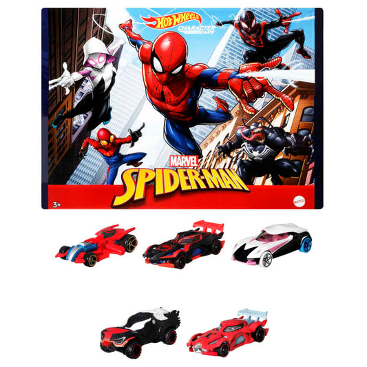Hot Wheels - Marvel Spider-Man 5-Pack Vehicles
