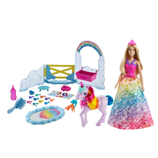 Barbie - Dreamtopia Doll and Unicorn GTG01