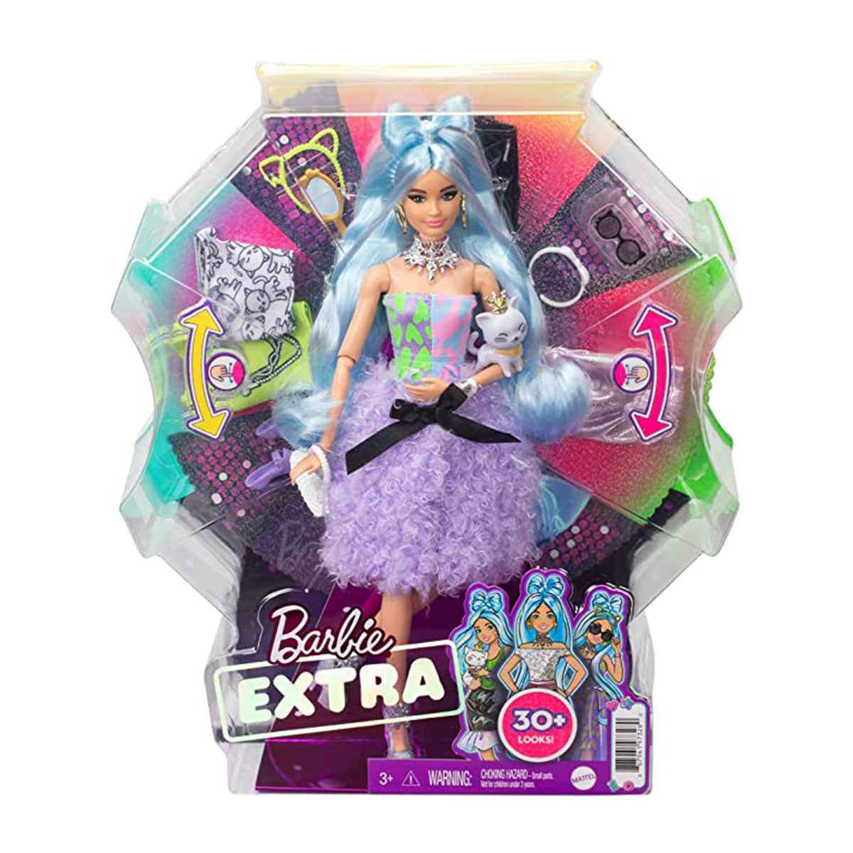 Barbie -Extra Doll & Accessories Playset GYJ69