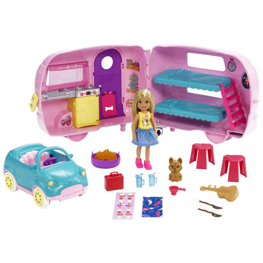 Barbie - Camper Playset With Chelsea Doll FXG90