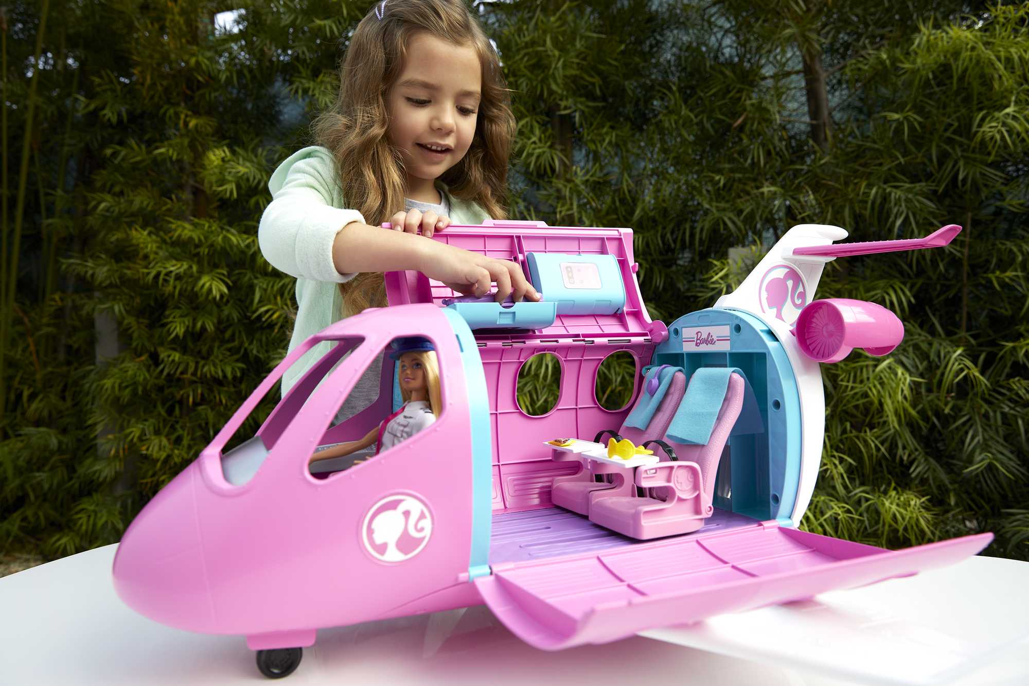Barbie Dreamplane Transforming Playset With Doll GJB33 The