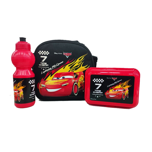 Disney Cars - Lunch Bag With Bottel And Lunch Box