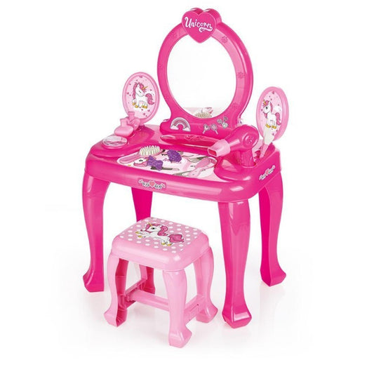 Dolu - Unicorn Vanity Table And Stool Set 2561