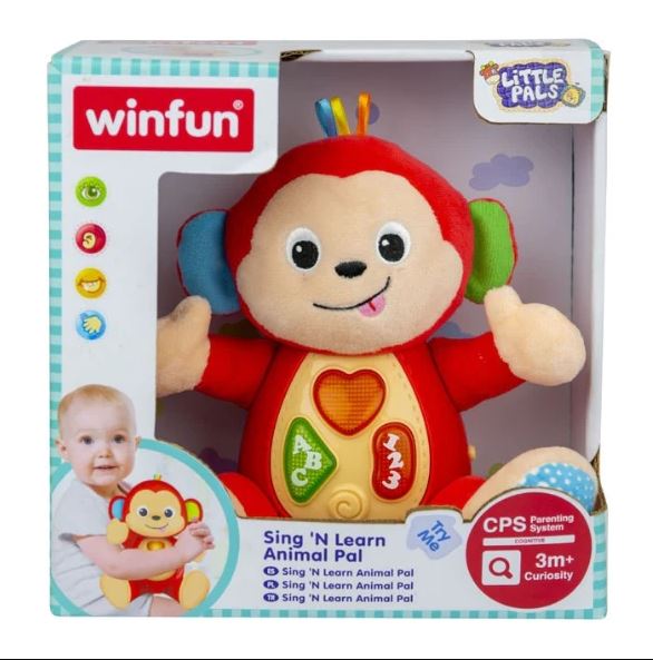 Winfun - Sing N Learn Animal Pal-Monkey