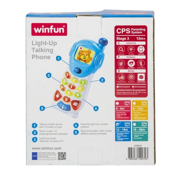 Winfun - Light Up Talking Phone