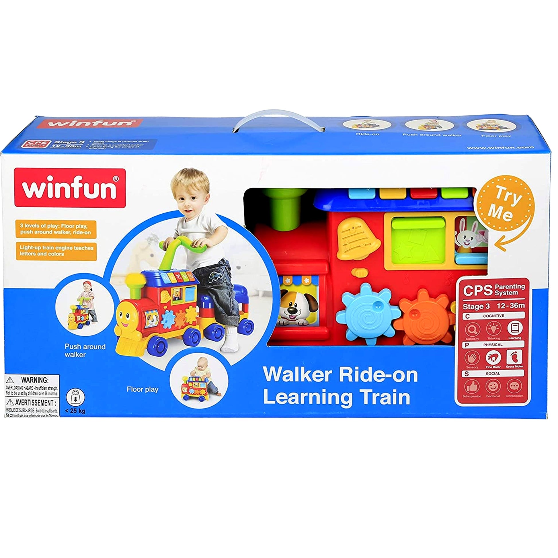 Winfun Walker Ride On Learning Train – The Entertainer Pakistan