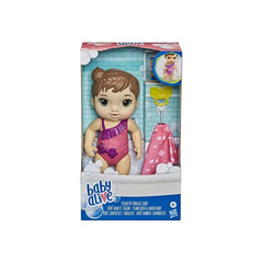 Baby Alive - Splash N Snuggle Brunette Hair