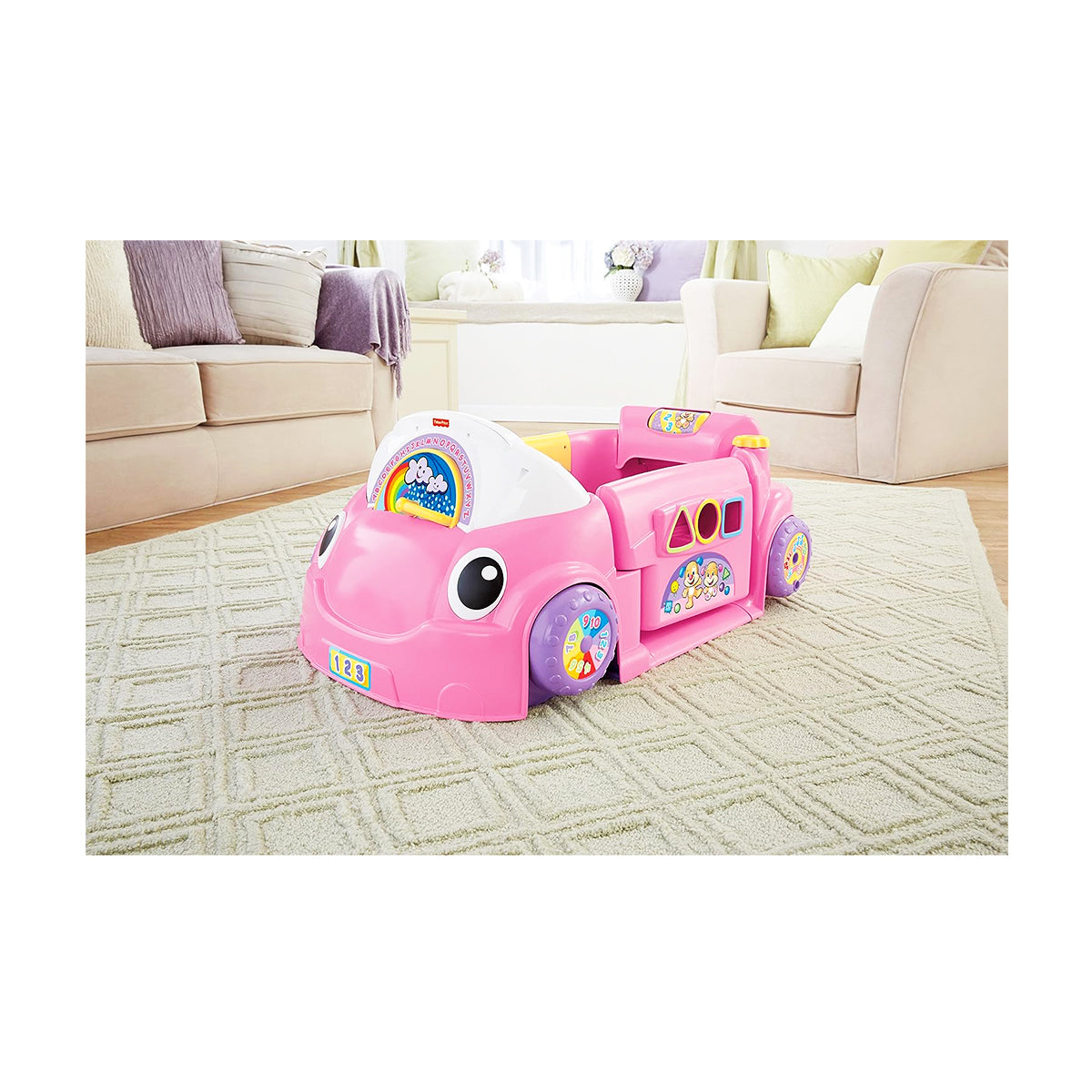 Fisher-Price - Laugh & Learn Smart Stages Crawl Around Car (Pink)