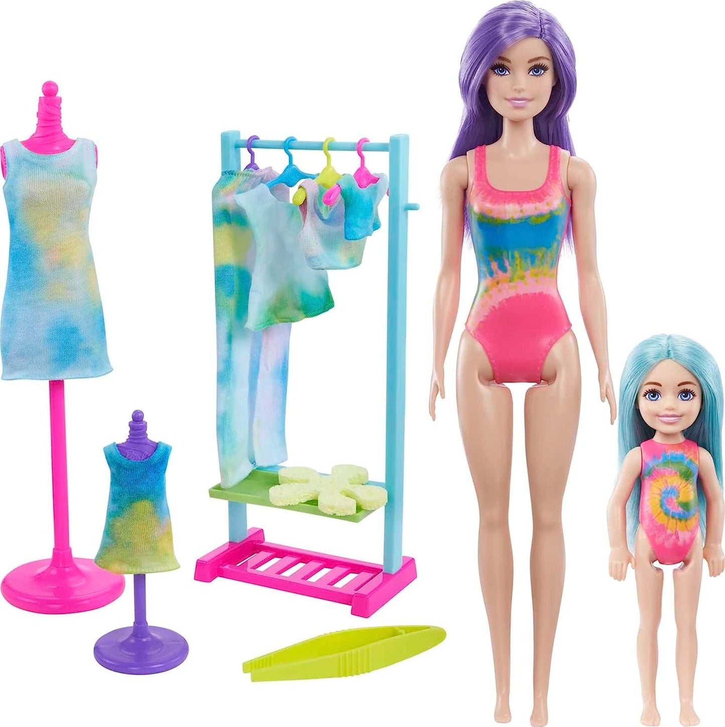 Barbie - Color Reveal and Chelsea Dolls With Accessories HCD29