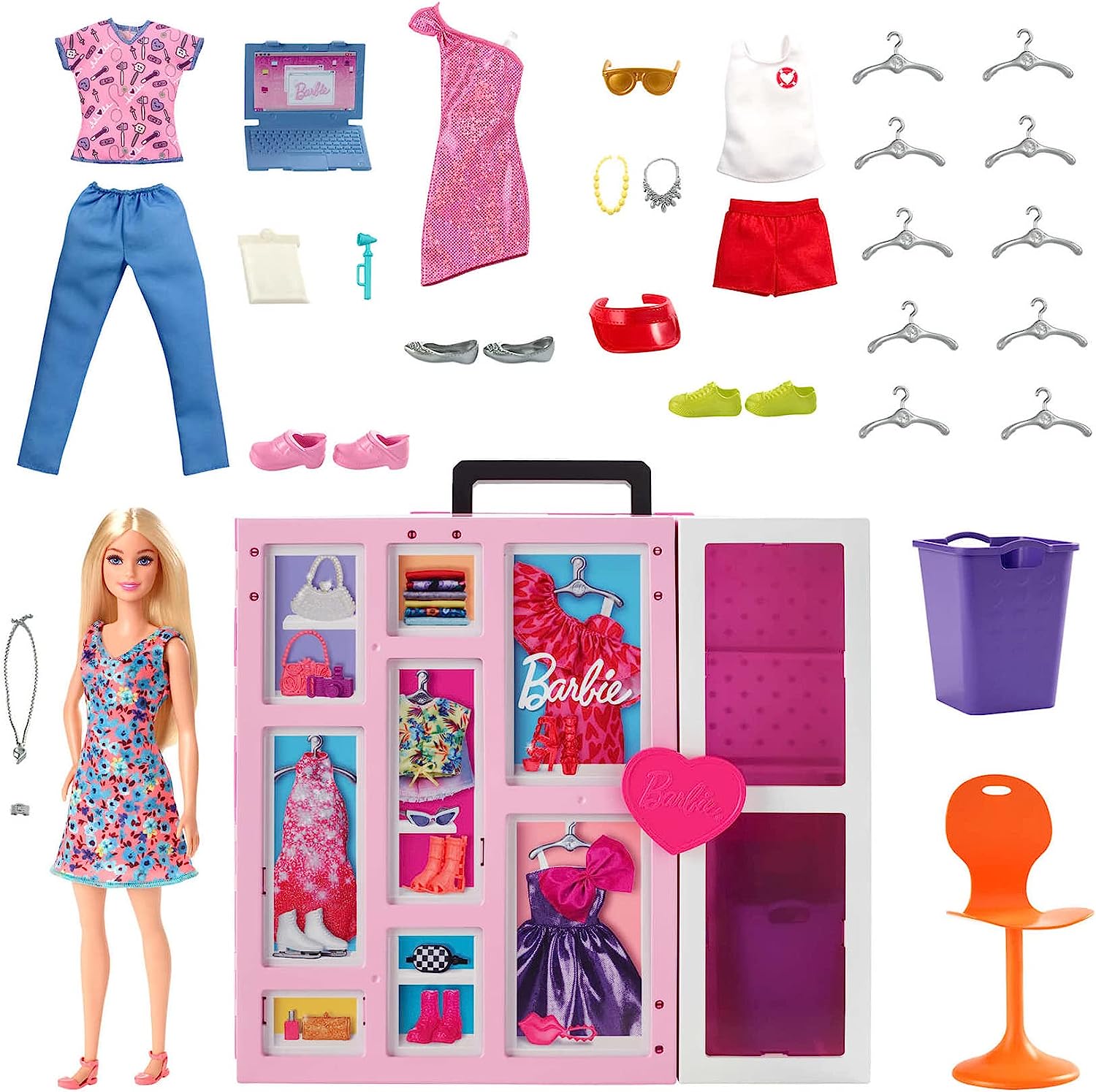 Barbie Dream Closet Doll And Playset HGX57 - Main Image