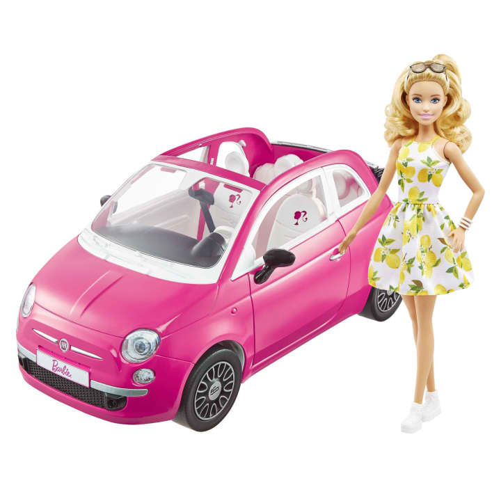 Barbie - Fiat 500 Doll And Vehicle  GXR57