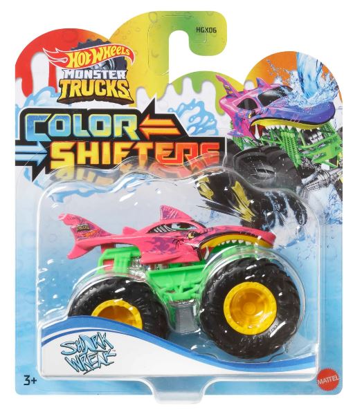 Hot Wheels - Monster Trucks 1:64 Color Shifters HGX06 - (Styles Vary)