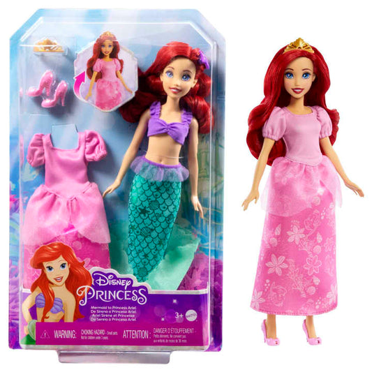 Disney Princess - Ariel 2-In-1 Mermaid To Princess Doll HMG49