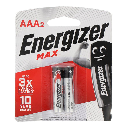 Energizer Max Cell AAA - 2 Pack