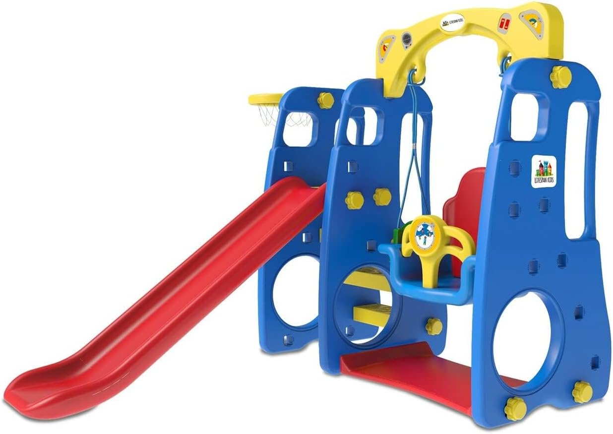 Kids 4 In 1 Slide With Swing TB-201A