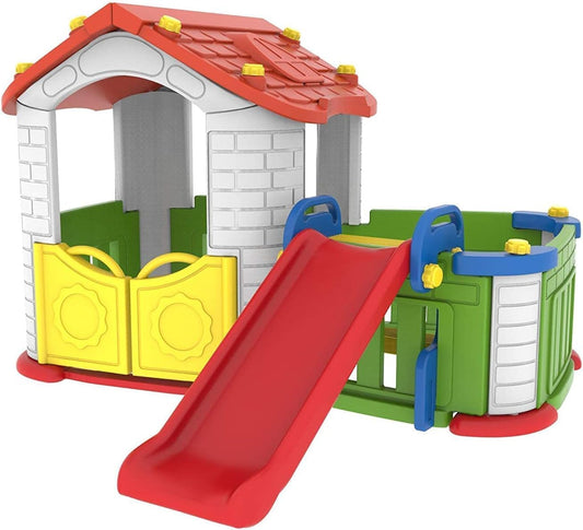 Red Big Play House With Slide CHD-803