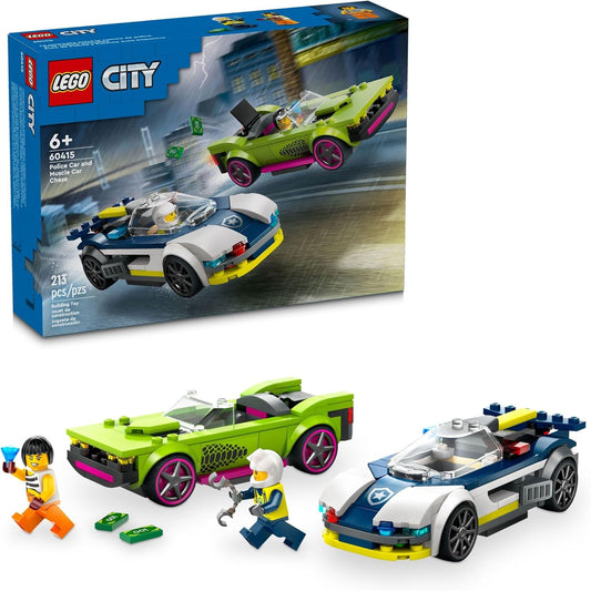 Lego City 60415 Police Car and Muscle Car Chase