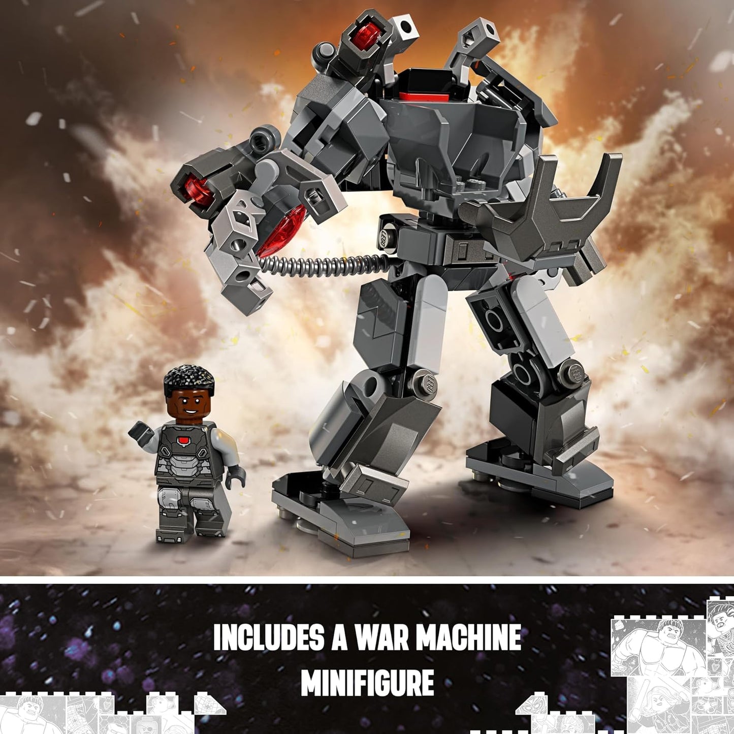 Lego Marvels 76277 War Machine Mech Armor