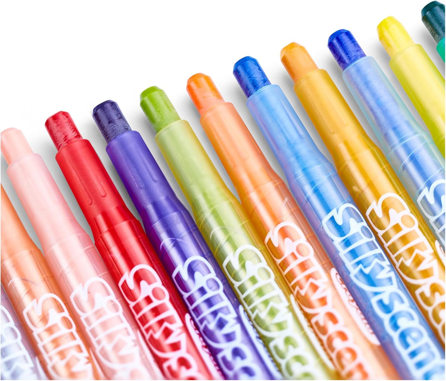 Crayola Silly Scents Smash Ups Mini Twistables Scented Crayons, 24 Count