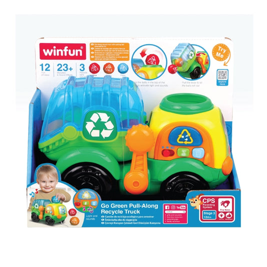 Winfun Go Green Pull-Along Recycle Truck
