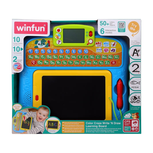 Winfun Color Craze Write 'N Draw Learning Board