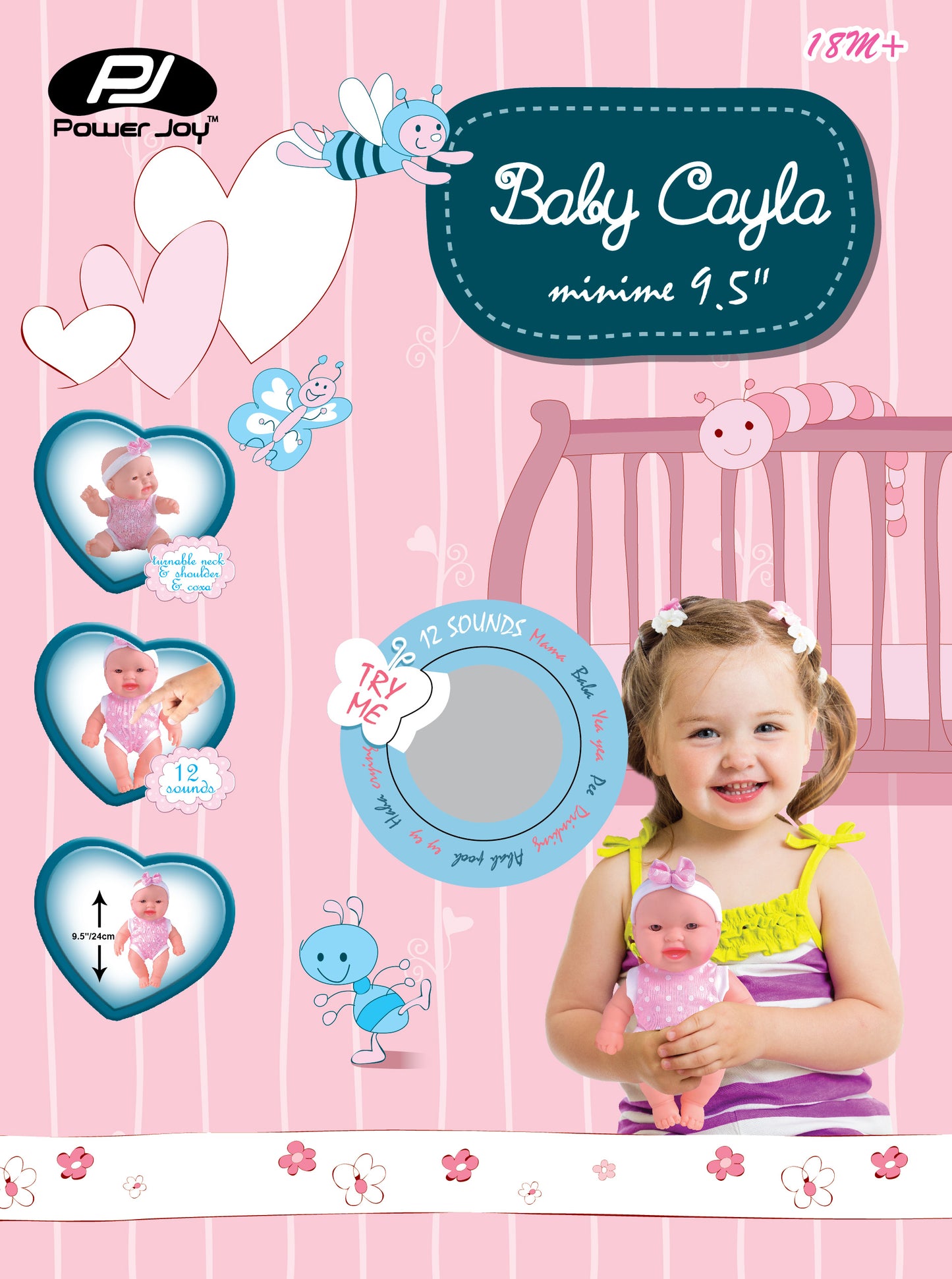 Baby Cayla Minime 24cm (Styles Vary)