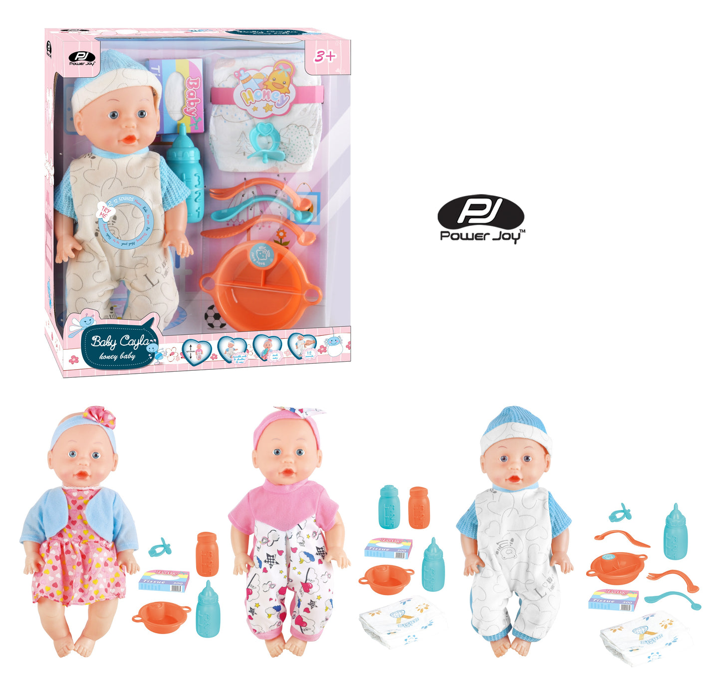 Baby Cayla 31 cm Honey Set B/O