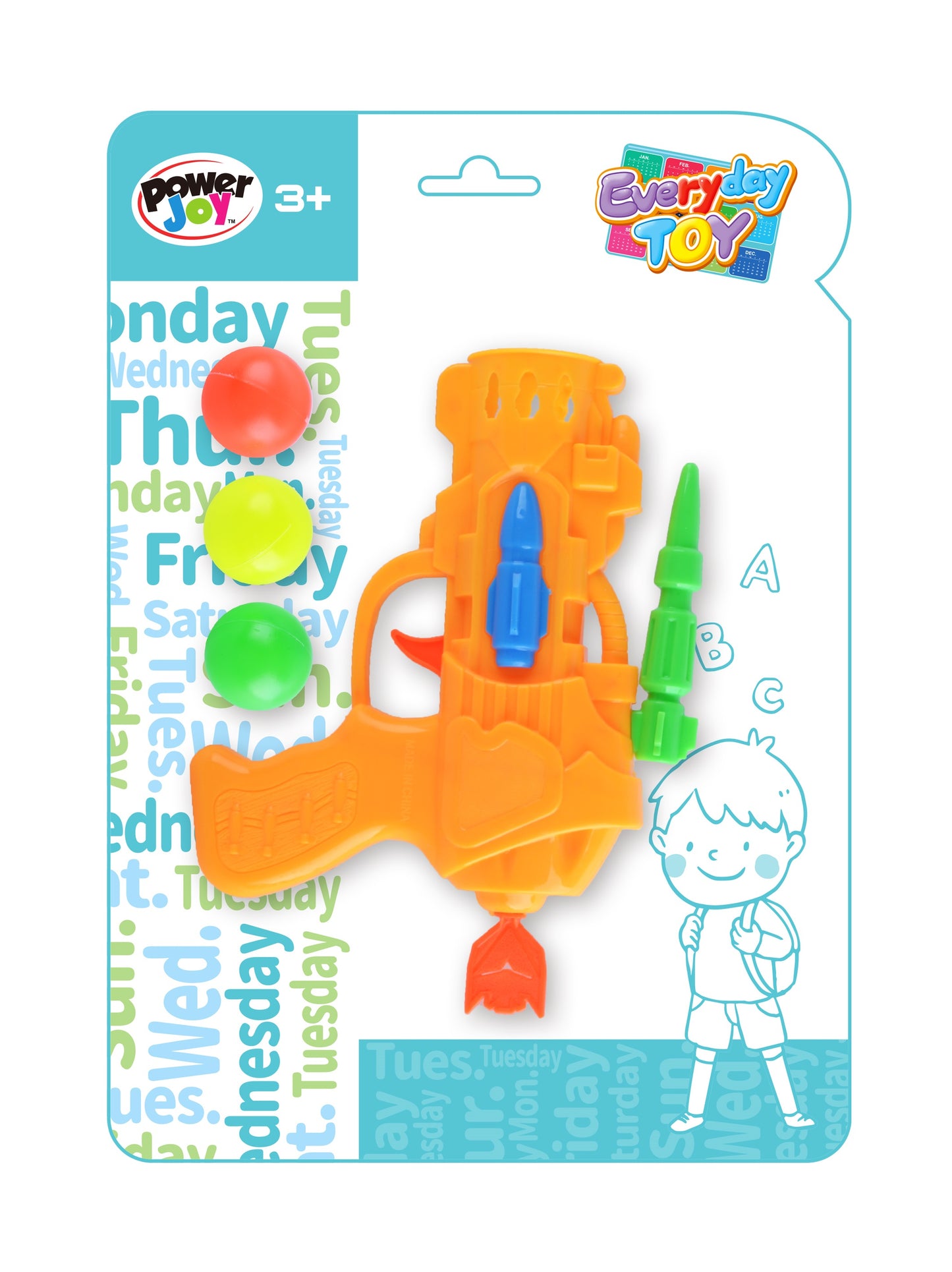 Everyday Toy Gun With Ping-Pong (Styles Vary - One Supplied)