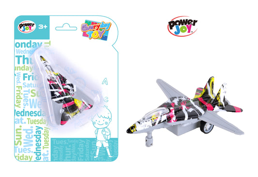 Everyday Pull Back Fighter Aircraft (Styles Vary)