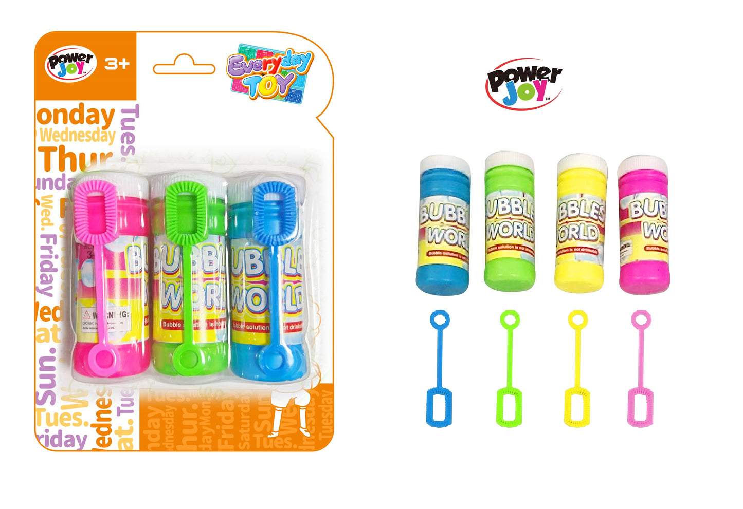 Everyday Toy Bubble 3 Pcs