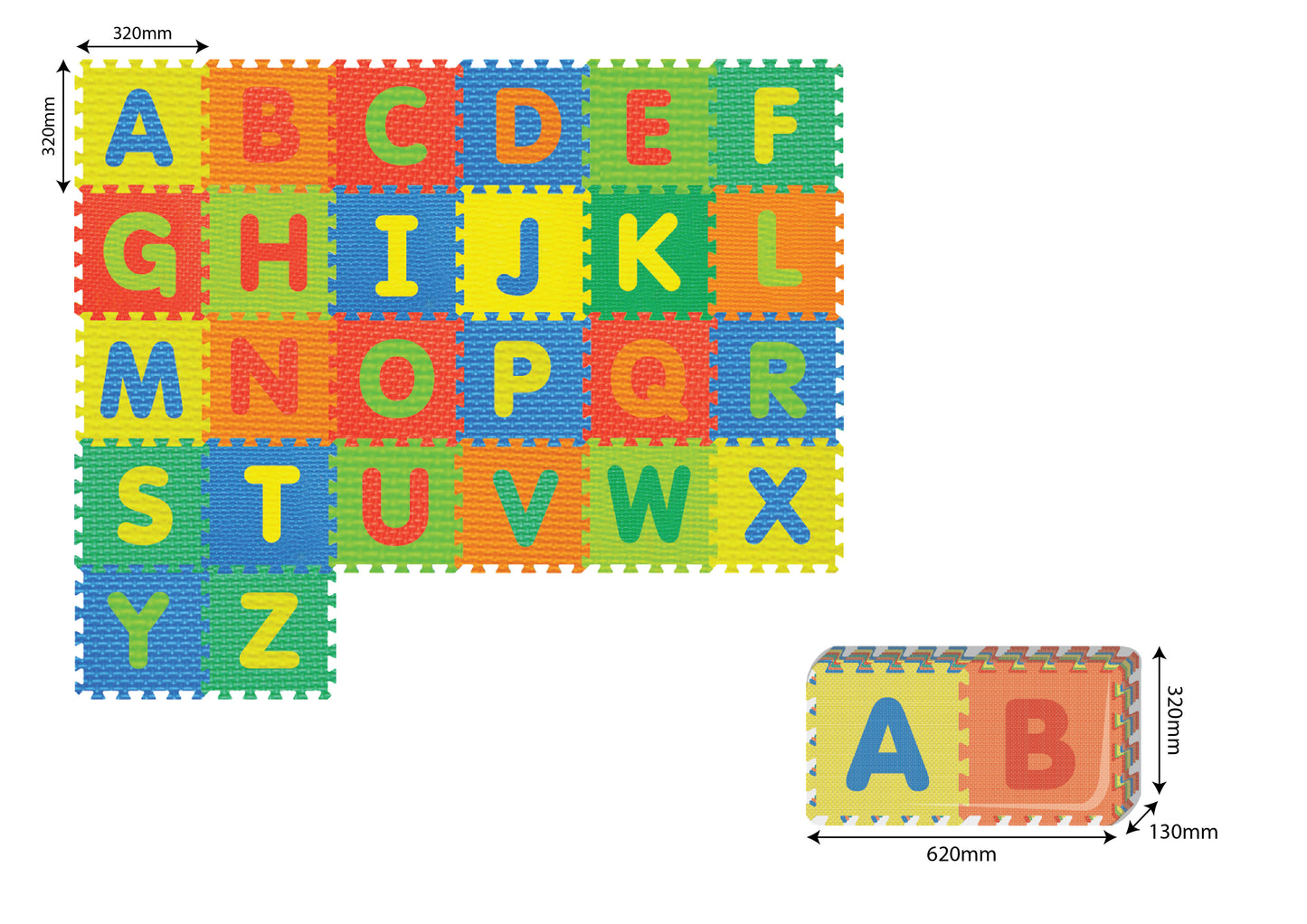 Puzzle Mat Alphabet 26 PCS