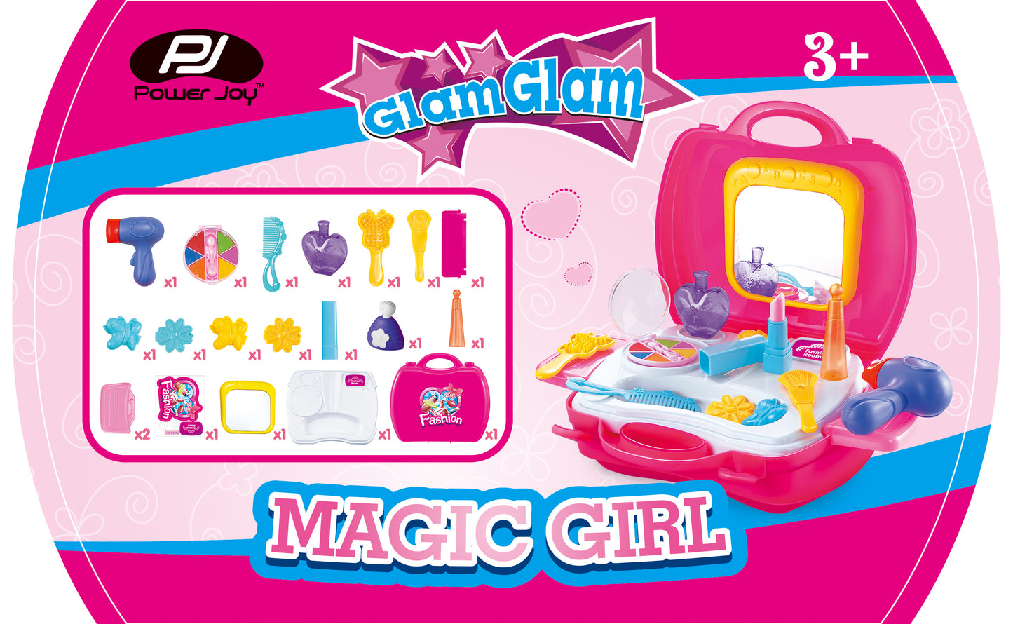 Power Joy Glamglam Magic Girl Beauty Case