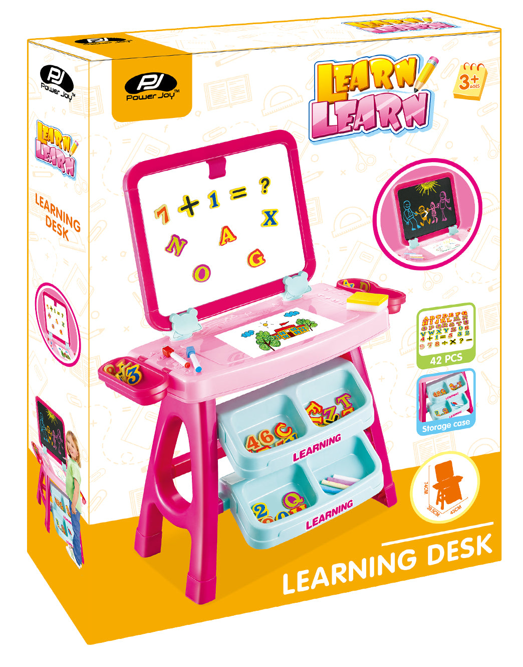 Power Joy Double-Sided Learning Desk