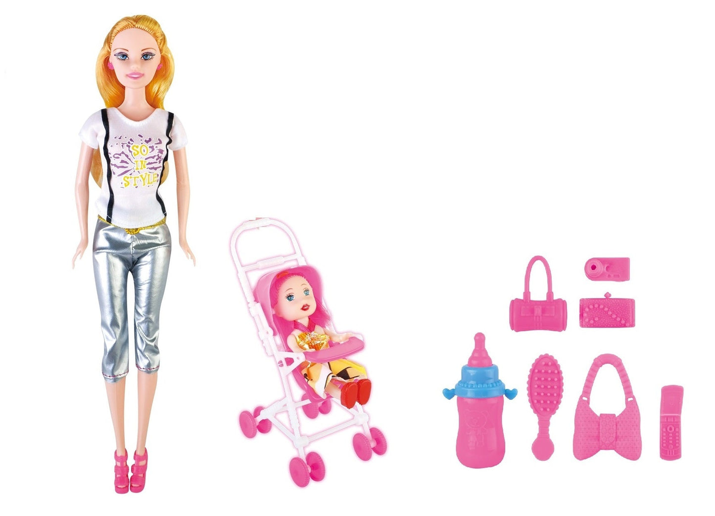 Power Joy Leila Trolley Set 3 In 1 (Styles Vary)