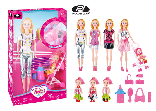 Power Joy Leila Trolley Set 3 In 1 (Styles Vary)